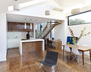 Armourpanel Spotted gum Kleev in Kitchen area