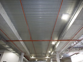 armourdeck ceiling made of steel